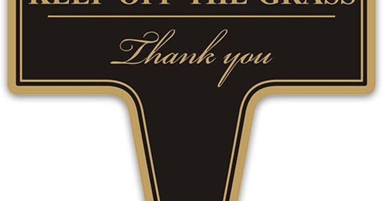 Best Stay Off Lawn Sign: Polite But Firm